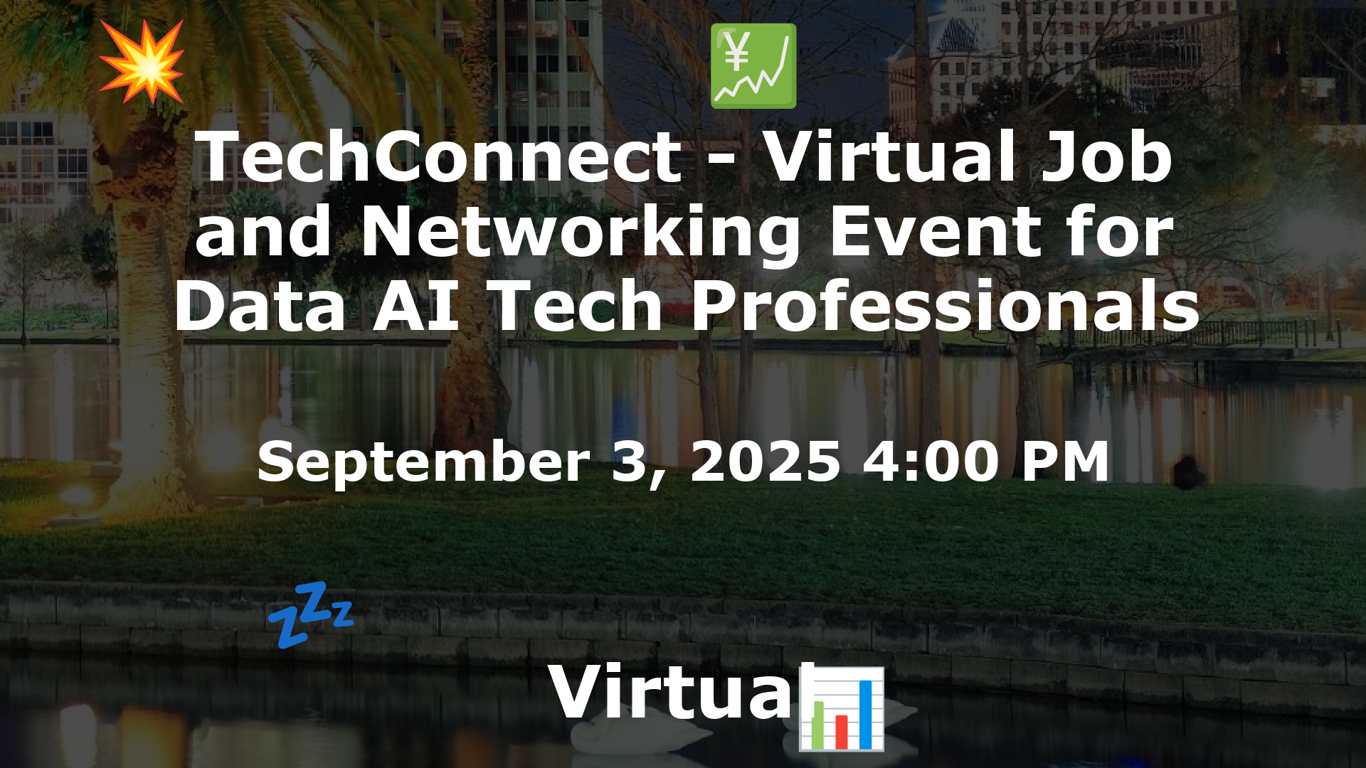 TechConnect - Virtual Job and Networking Event for Data AI Tech Professionals event image
